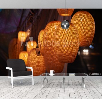 Picture of Lanterns spread light on the old street of Hoi An Ancient Town - UNESCO World Heritage Site Vietnam